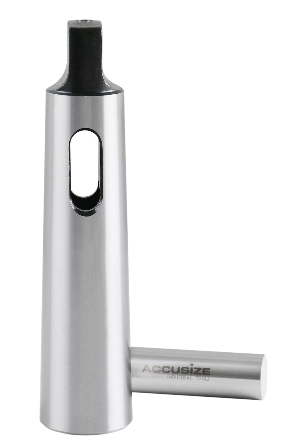 Accusize Industrial Tools MT3 to MT4 DIN2185 Morse Taper Sleeve Adaptor, Hardened & Ground, 2840-8034