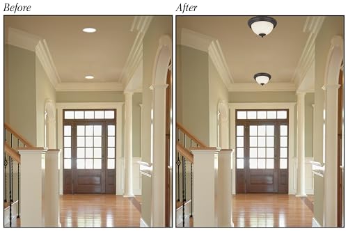 Westinghouse Lighting 0101100 Recessed Light Converter, 1, Finished White