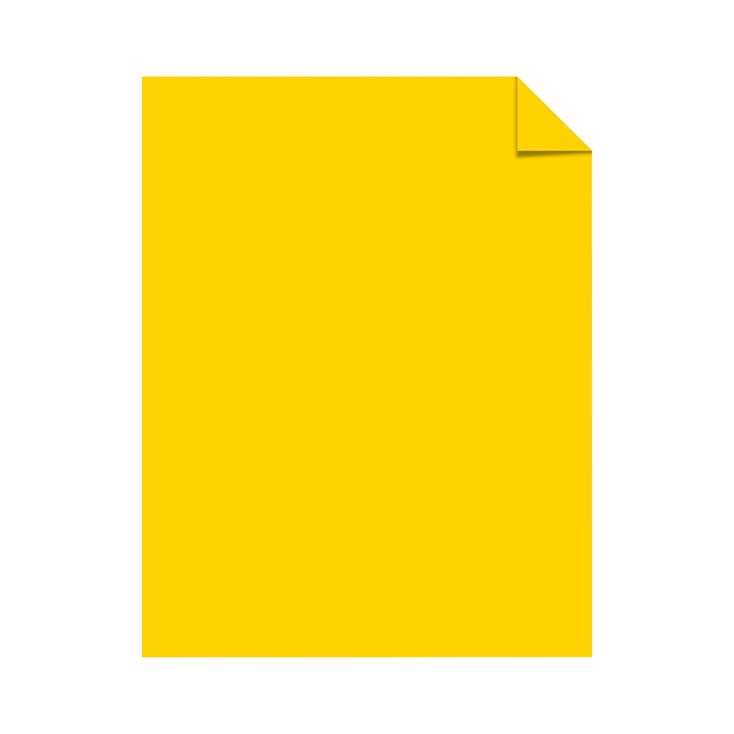 Astrobrights 21538 Acid-Free Copy Paper, 24 lb., 2.5" Height, 8.5" Width, 11" Length, Solar Yellow (Pack of 500)