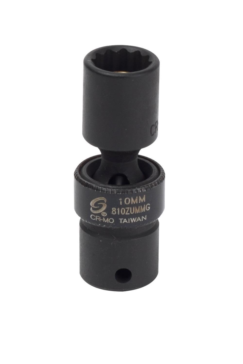Sunex 810zuMMG 1/4-Inch Drive 10-Mm 12-Point Magnetic Universal Impact Socket
