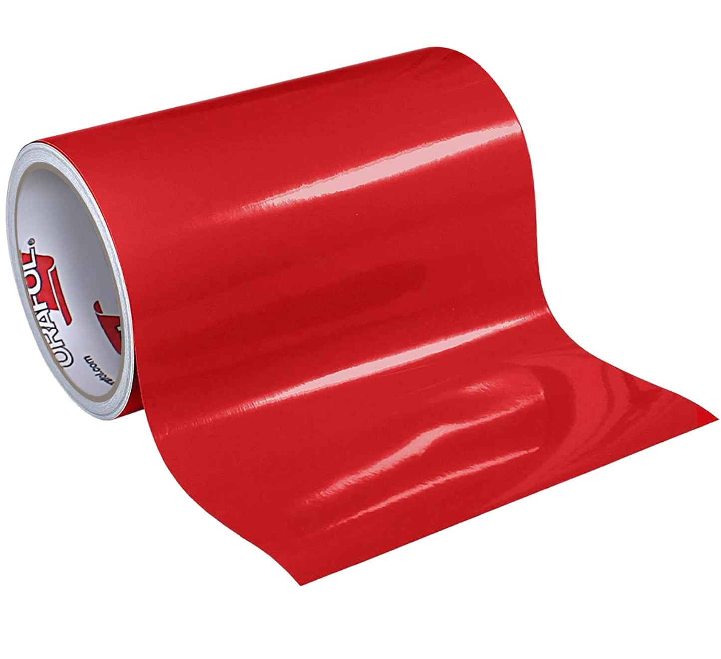 Red Vinyl by Oracal 651 (12" x 20 ft Roll) of Glossy Outdoor Permanent Adhesive Craft Vinyl - Gloss Finish (20 ft) - Plus Bonus 1 3.8" Permanent Maple Leaf Decal
