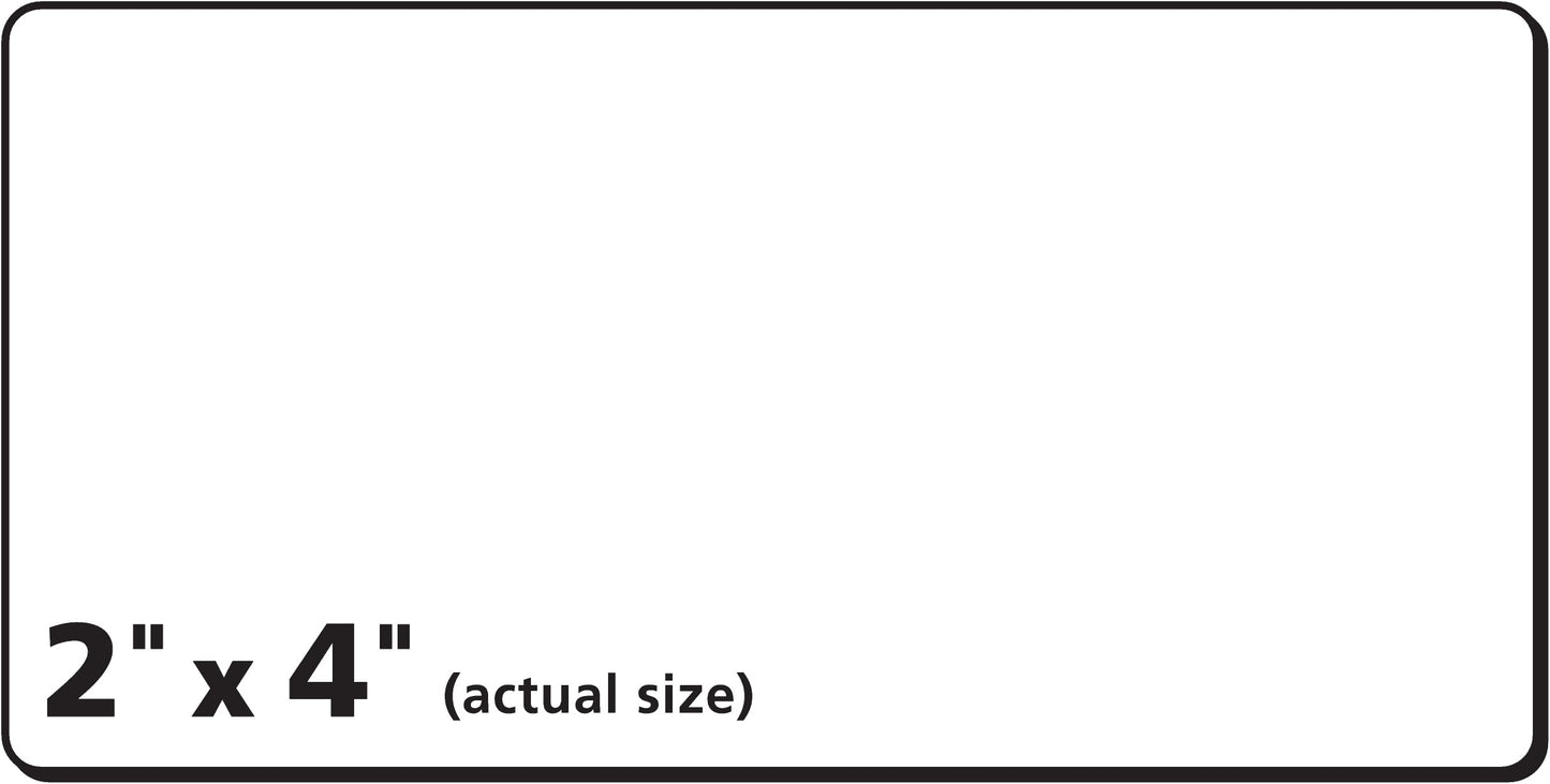 Pres-a-Ply Labels (PRFIX) 2 X 4 Inch White Laser & Inkjet Labels 1000 Count (30603) made In Canada for The Canadian Market