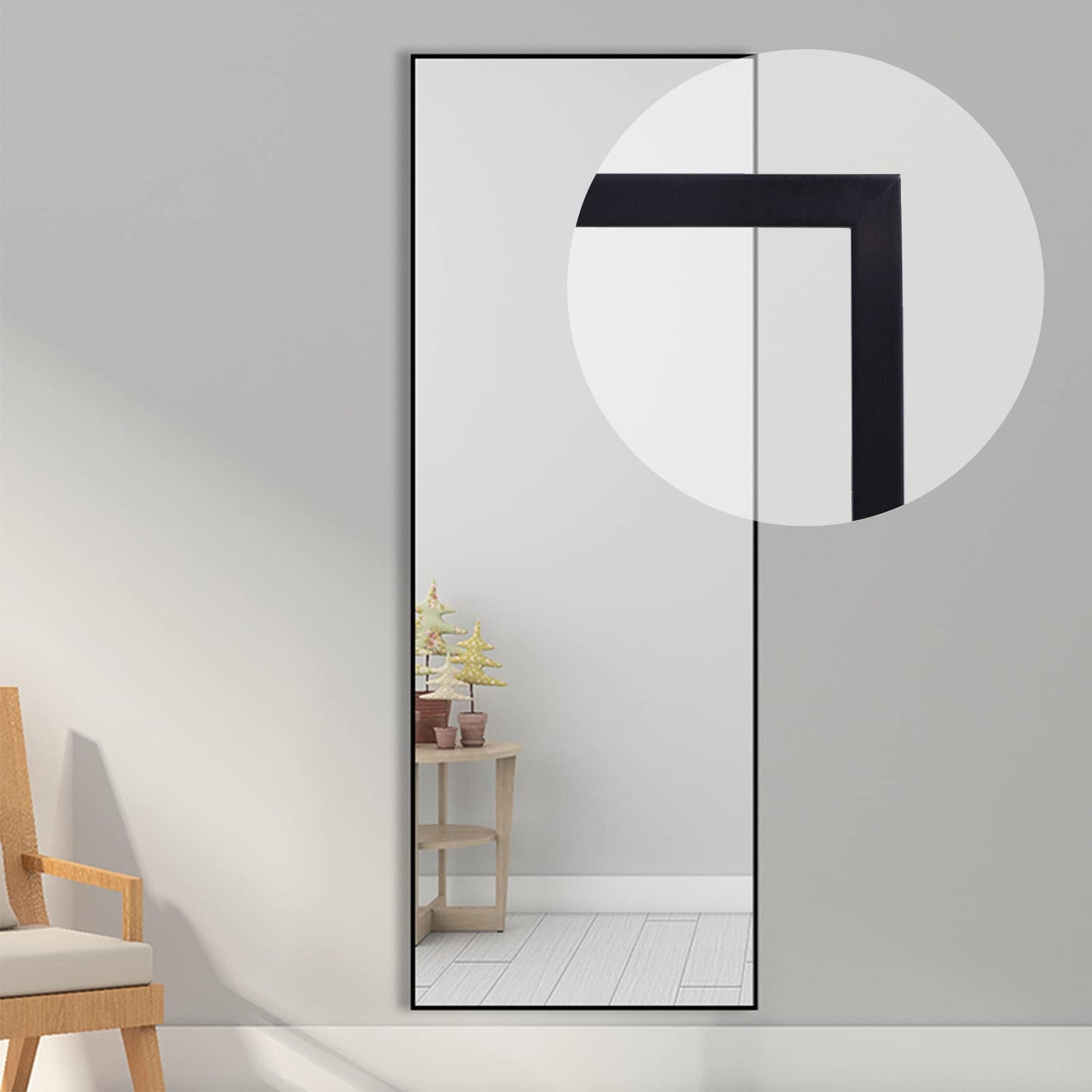 Trimold Matte Black Molding Trim, Peel and Stick Mirror Border Design, Flexible Wall Ceiling Floor Cabinet Tile Edge Moulding, 5m x 1cm
