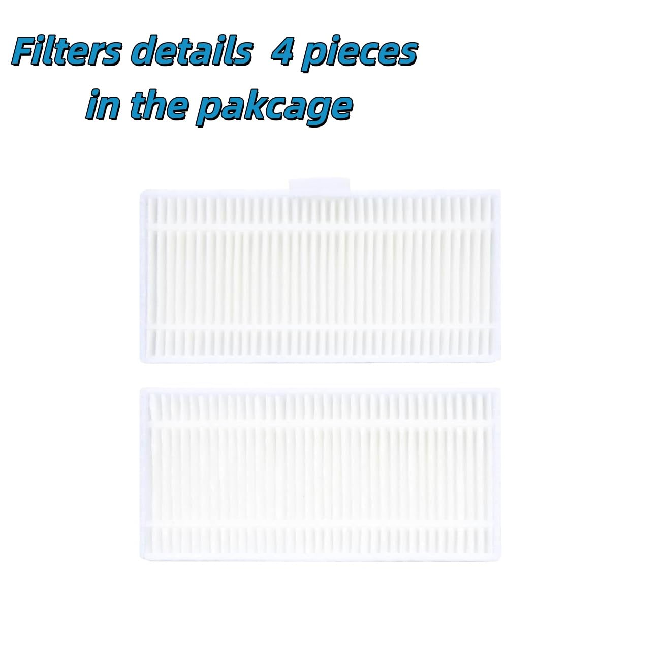 Replacement Parts Accessories for Eufy Omni C20:1-Roller Brush 4-Side Brush 4-HEPA Filter 4-Mop Pads 4 Dust Bags