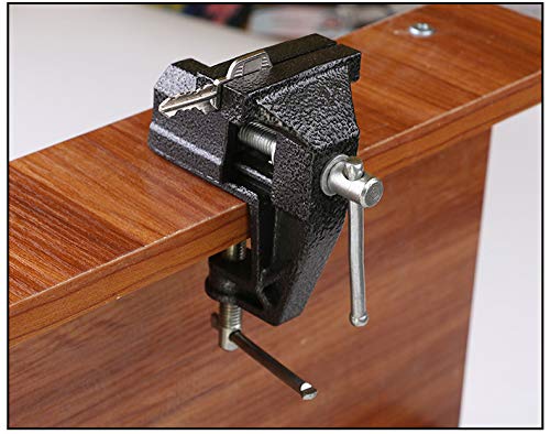 Mini Table Clamp, Small Bench Vice, New Upgraded cast Iron Manufacturing Jewelers Hobby Clamps Craft Repair Tool Portable Work Bench Vise (mini)