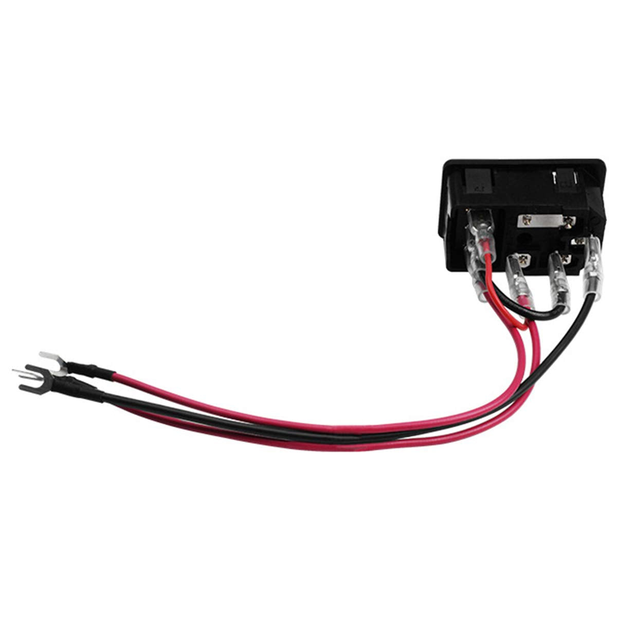 DEVMO 2PCS 3D Printer Power Switch 220V/110V 10A Short Circuit Protection Socket Inlet Module Plug with 250V Fuse Switch for Anet A8 Ender 2 and Most Printer