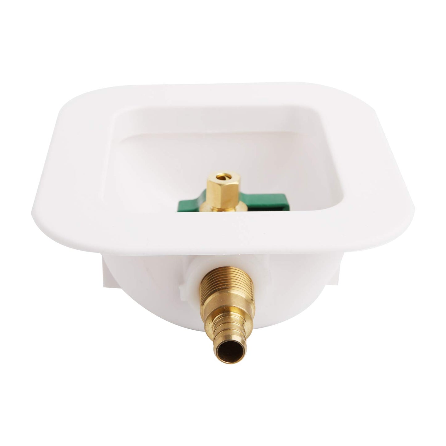 Solimeta Ice Maker Outlet Box Without Water Hammer Arrestor,PEX Connection, 1/4-Turn Ball Valve