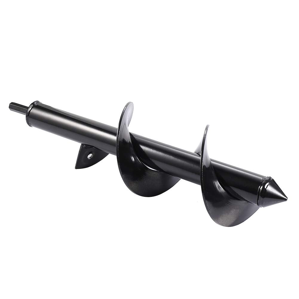 Auger Drill Bit,Non-Slip Garden Auger Spiral Drill Bit,Garden Plant Flower Bulb 3” x 12” Rapid Planter,Post or Umbrella Hole Digger for 3/8'' Hex Drive Drill