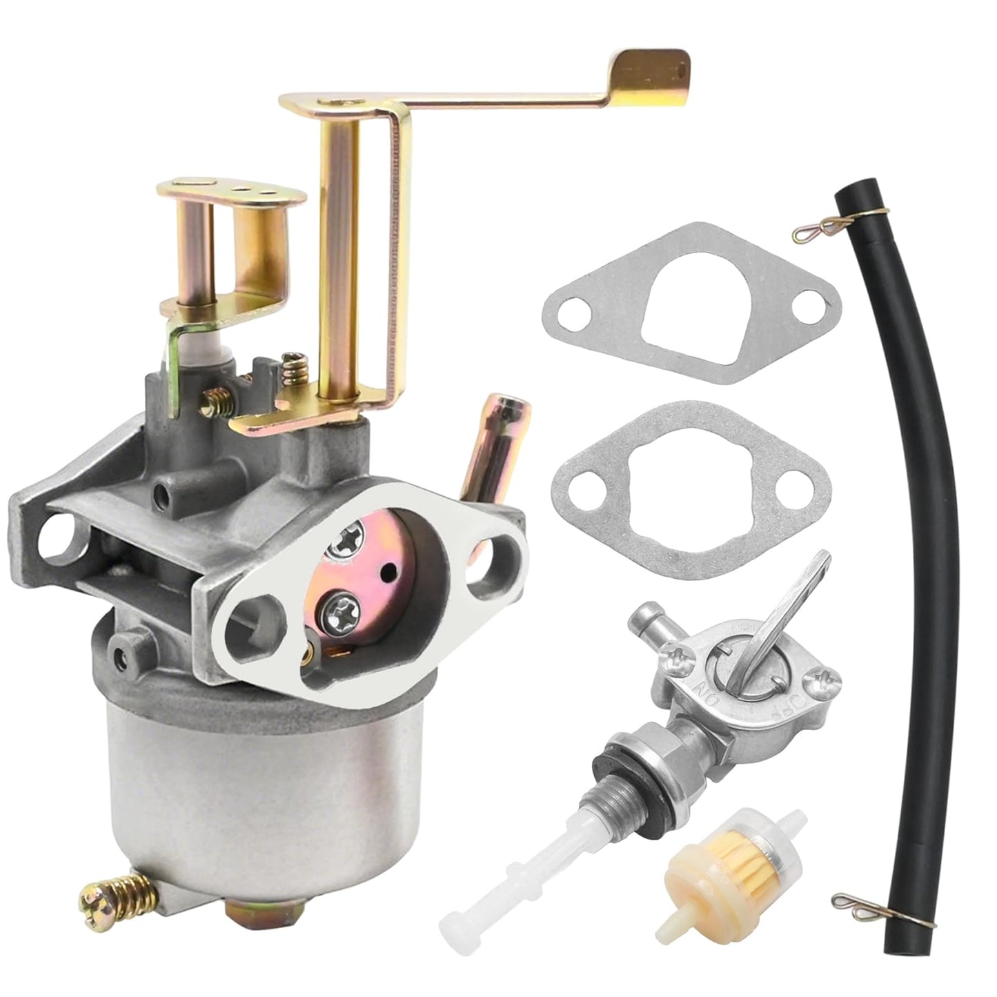 Anxingo C40005 Carburetor Kit, Replacement for Champion Power Equipment 80cc 1200 1500 Watt 2.4HP Gas Engine, Replaces C40048 C42013 C42412 C42412-1 CSA42412