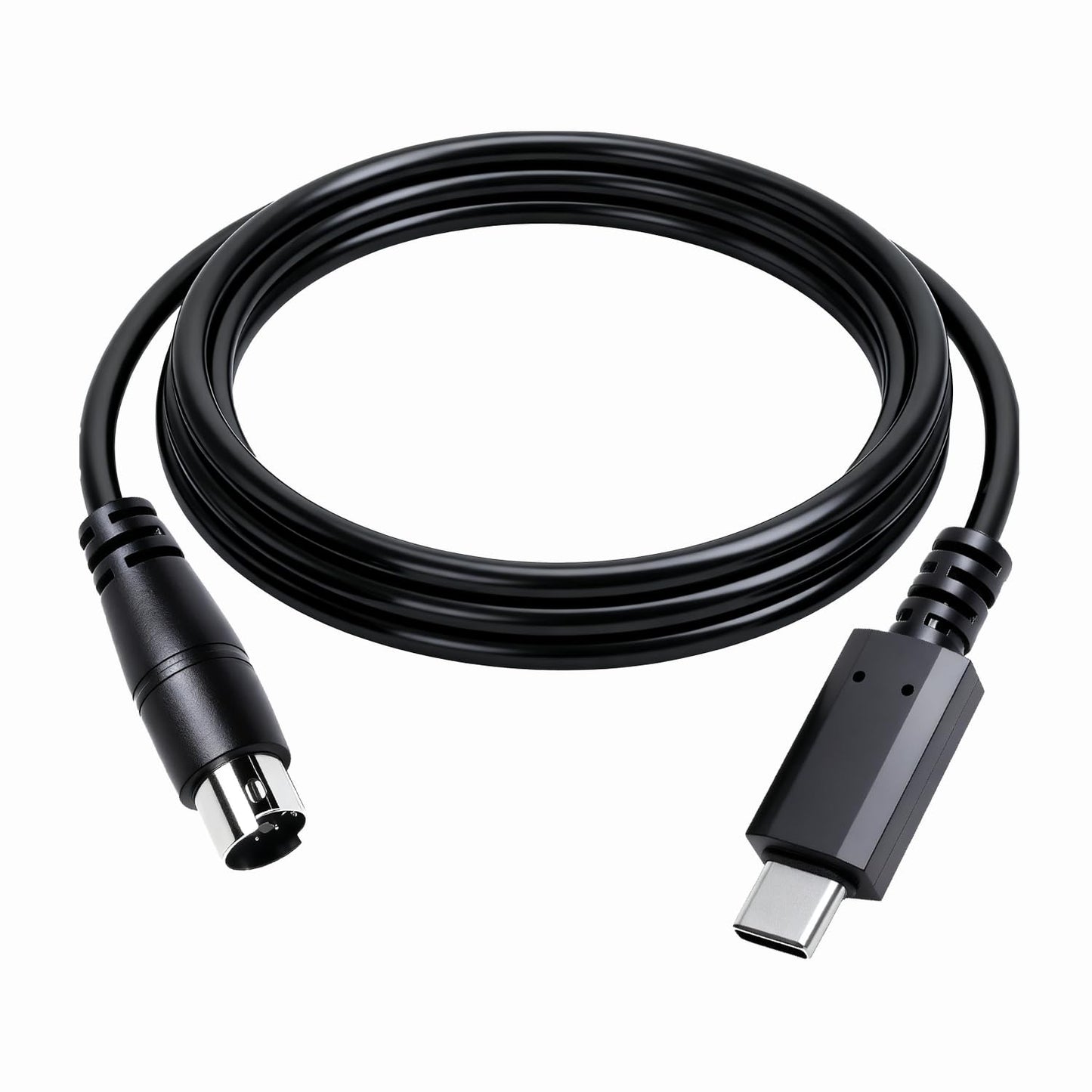 Xiusiyt USB-C to Mini-din 7 Male Cable for IK Multimedia iRig Series, iRig HD,iRig HD-A,iRig Keys, iRig I/O 25/49,iRig MIDI 2 Pro,iRig Pro Duo,iRig Pro I/O Stream(USB-C,5.9FT)