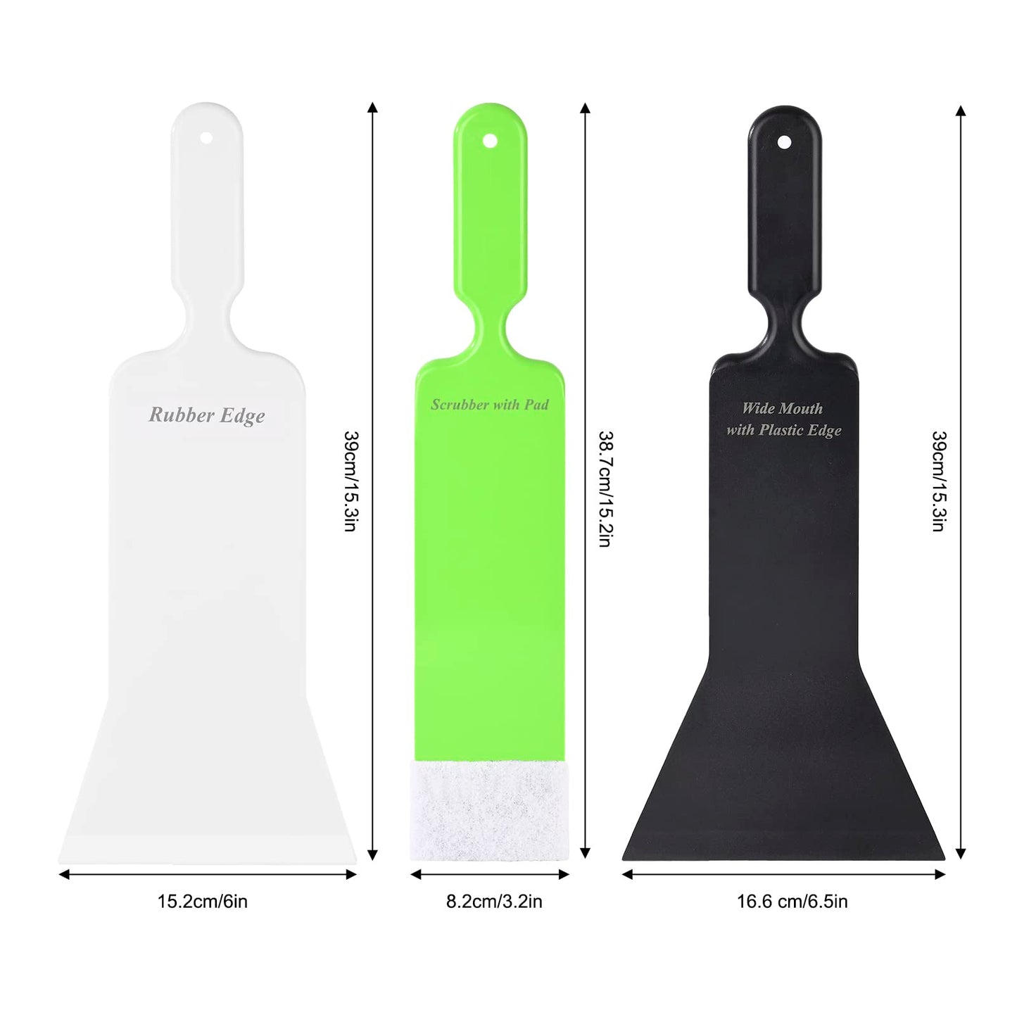 EHDIS Window Tint Bulldozer Squeegee Scrubber Paddle Squeegee, Long Handle Flat Glass Bulldozer Tint Tool for Car Front Windows Rear Glass Cleaning, Auto Window Tinting Car Glass Film Installation