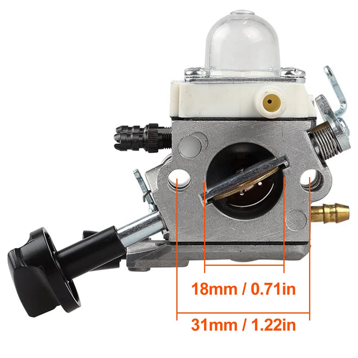 ZAMDOE BG86 Carburetor for stihl BG86C Leaf Blower Engine, 4241 120 0623, 4241 120 0616, with HD2 Air Filter+Spark Plug+Fuel Line+Fuel Filter