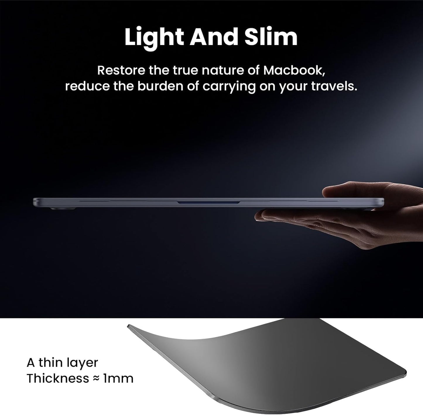 BlueSwan Case Compatible with MacBook Pro 14 inch M5 M4 M3 M2 M1 Pro/Max 2025 2024-2021 Release, Flexible PP, Anti-Scratch Anti-Cracking Protective Case, Matte Black