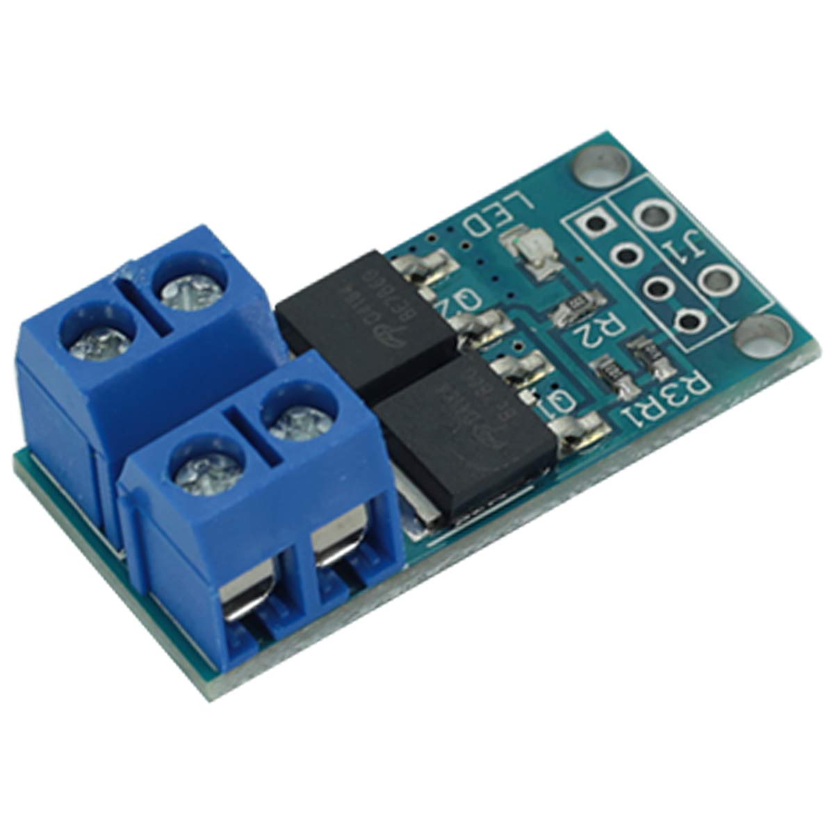 DEVMO 10 PCS DC 5V-36V 15A(Max 30A) 400W Dual High-Power MOSFET Trigger Switch Drive Module 0-20KHz PWM Adjustment Electronic Switch Control Board Motor Speed Control Lamp Brightness Control