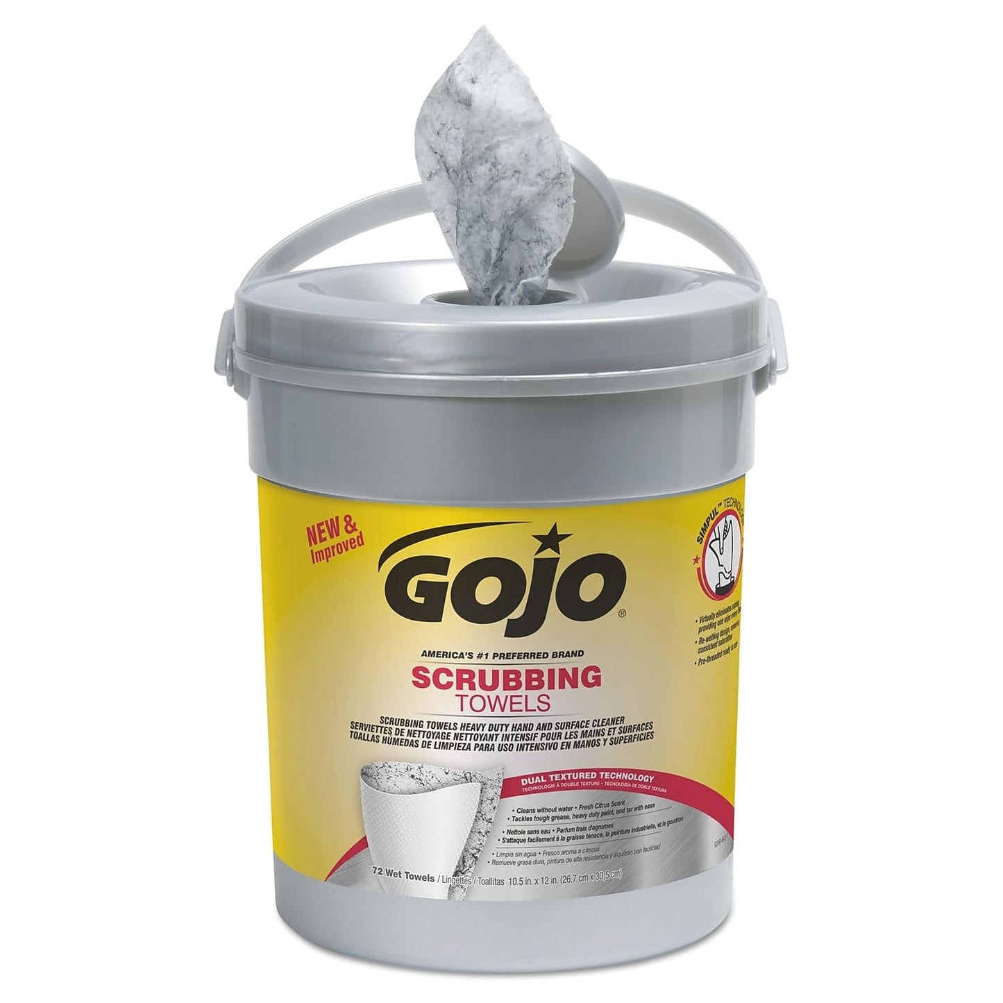 GOJO®, GOJ639606, Scrubbing Towels, 1 Each, White