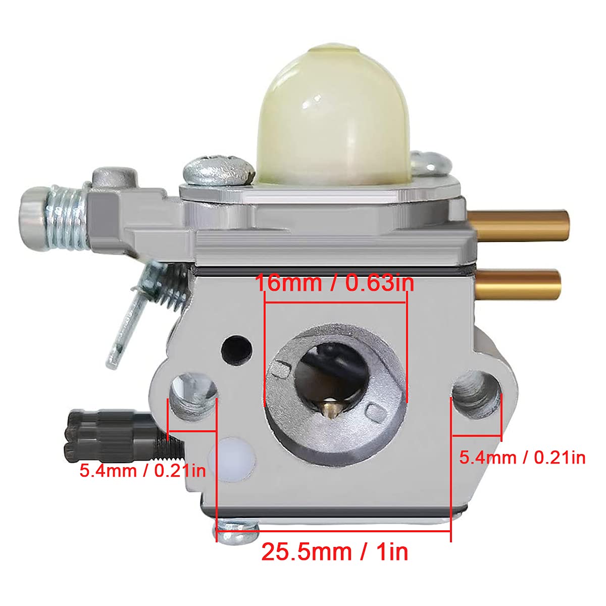 ZAMDOE Carburetor Replacement for Echo SRM2100 SRM2110 SRM2400 PE2000 PE2400 GT2000 GT2400 PPF2100 Trimmer, Replaces C1U-K52 C1U-K29 C1U-K47, with Air Filter Fuel Line Tune Up Kit
