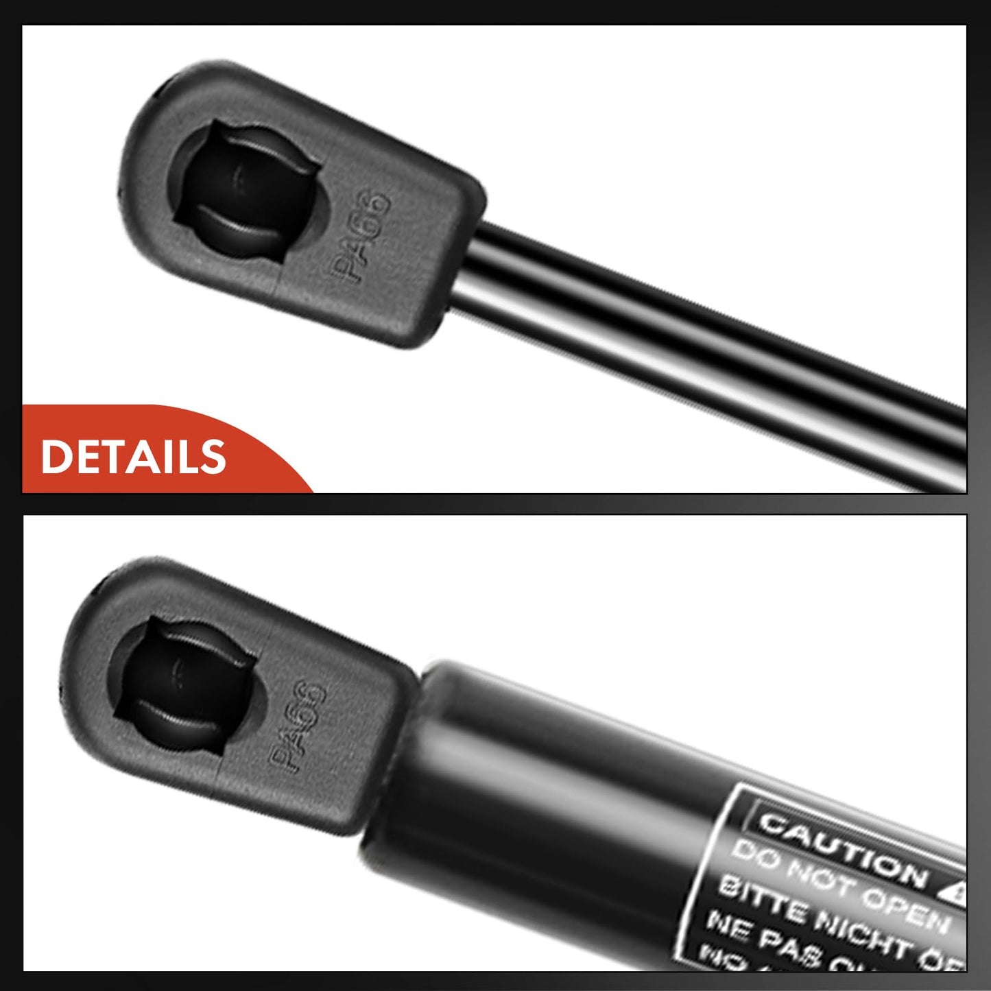 A-Premium 10 inch 80lb 10" Lift Supports Gas Prop Spring Shock Struts Replacement for Toolbox RV Camper Tonneau Cover Cabinets Sliding Window Storage Bed Bench Lids Basement Door Boat Hatch 2-PC Set