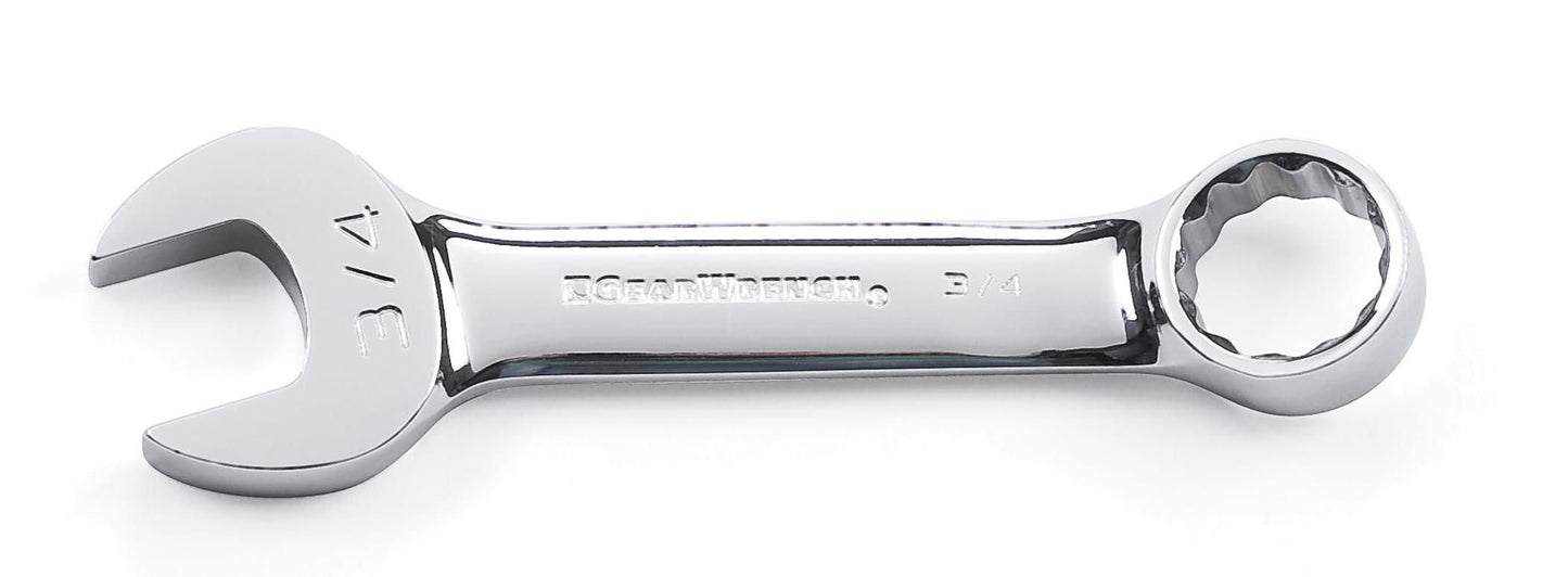 GEARWRENCH 12 Pt. Stubby Combination Wrench, 7/8" - 81632