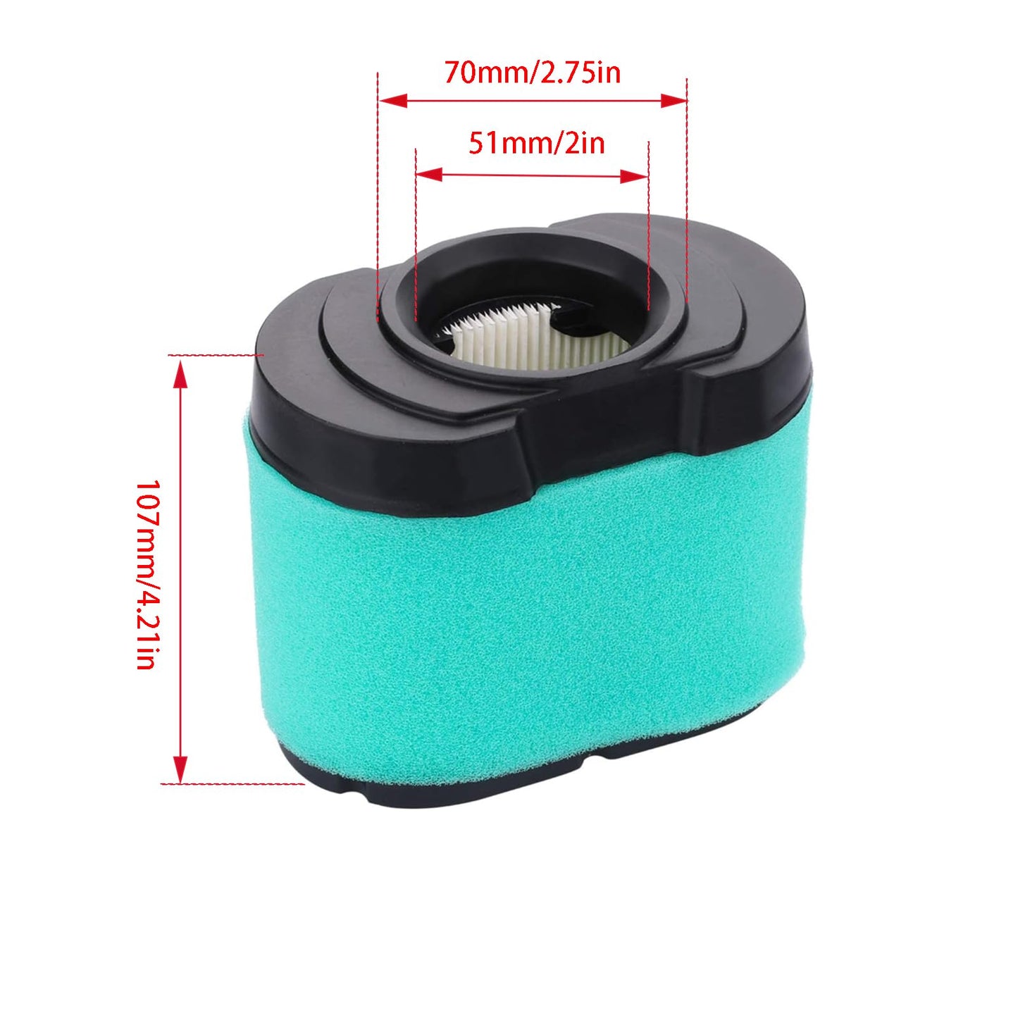 Quaprodur 2 Pack 792105 Air Filter Replacement for Briggs & Stratton 792105 276890 4163205 4163206 44H777 593240 798748