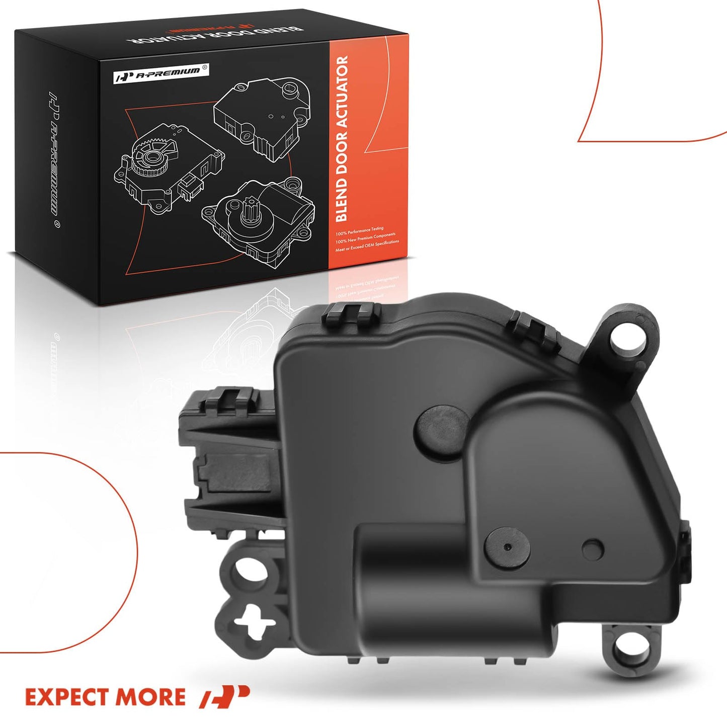 A-Premium HVAC Heater Blend Door Actuator Compatible with Dodge Charger 2008-2019, Grand Caravan, Challenger, Magnum, Dakota & Chrysler 300 2008-2019, Town & Country 2008-2016 & Ram Dakota, C/V