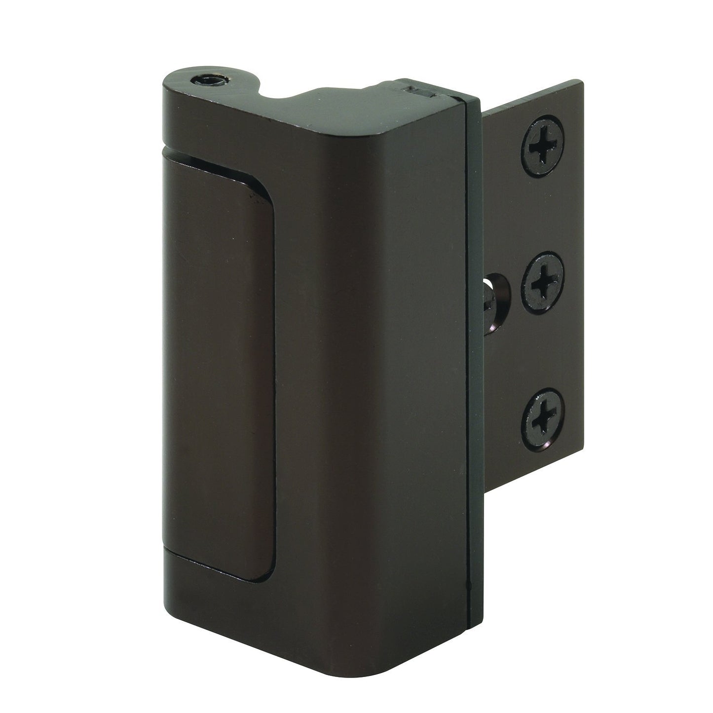 Prime-Line Products U 11126 Door Blocker Entry Door Stop, Bronze Anodize Finish