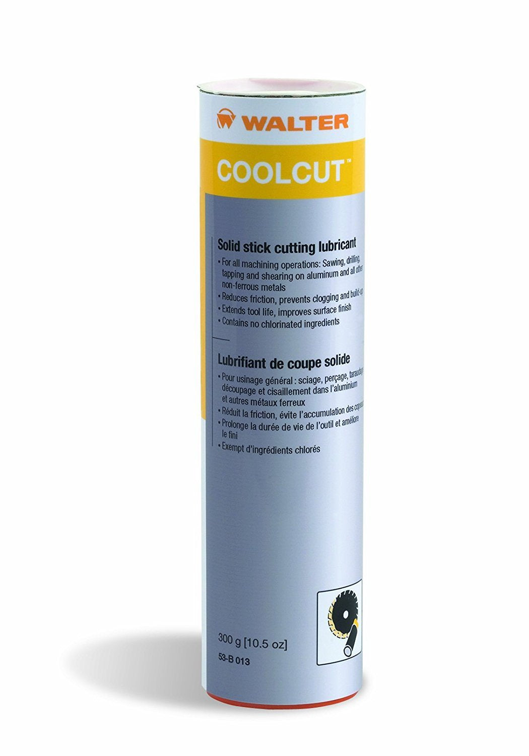 Walter 53B013 Coolcut Metal Cutting Lubricant, 300gram Solid Stick