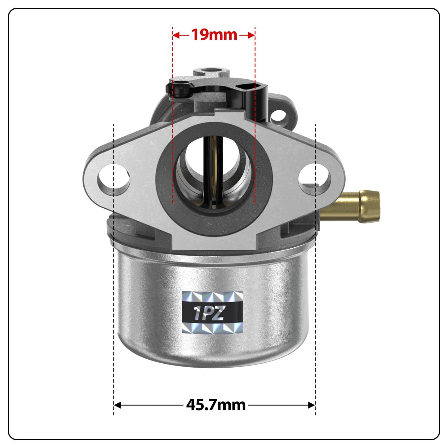 1PZ C59-JY9 799868 Carburetor Carb Replacement for Briggs and Stratton 14111 498170 694882 698444 694202 498254 798170 799872 790821 497347 498966 497314 693909 692648 Models