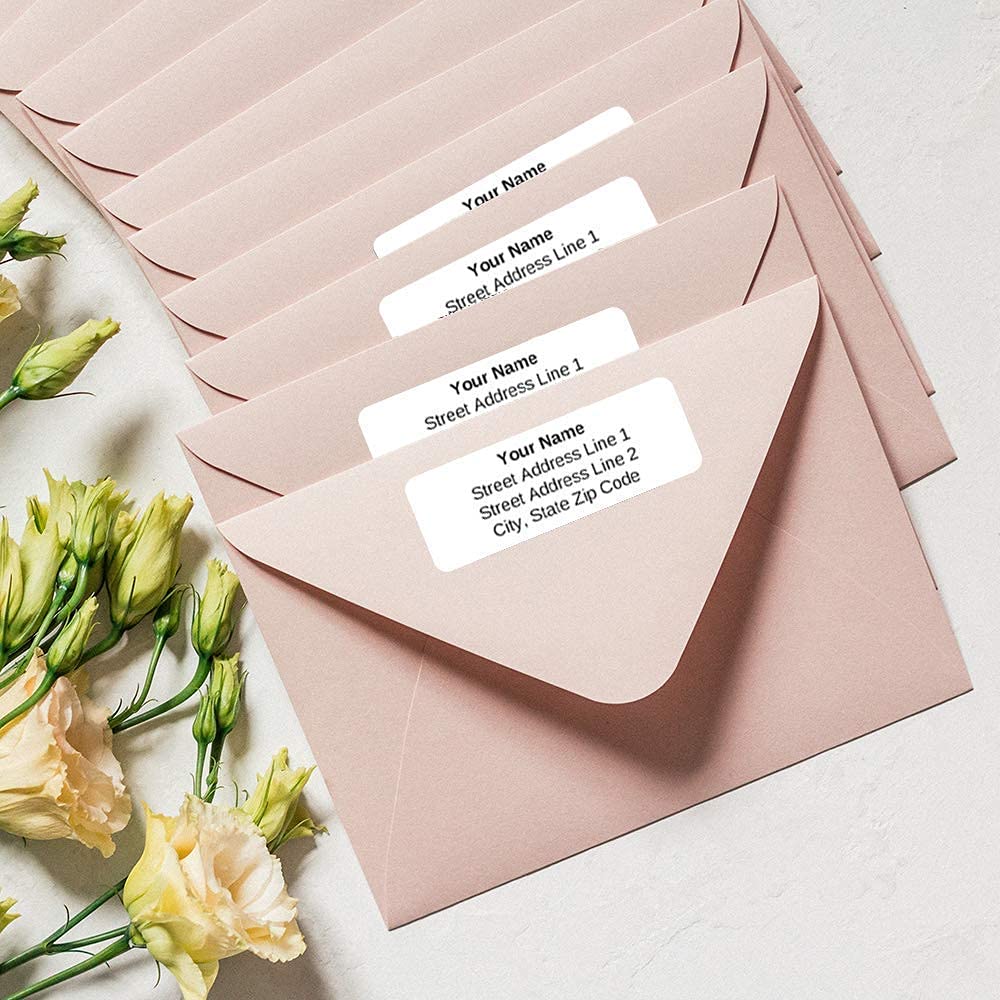 Compatible with Dymo 30252 Address Labels 1-1/8 x 3-1/2 Barcode Labels Work with 450, 450 Turbo, 4XL, 400, Rollo Label Printers (10 Rolls /3500 Labels)
