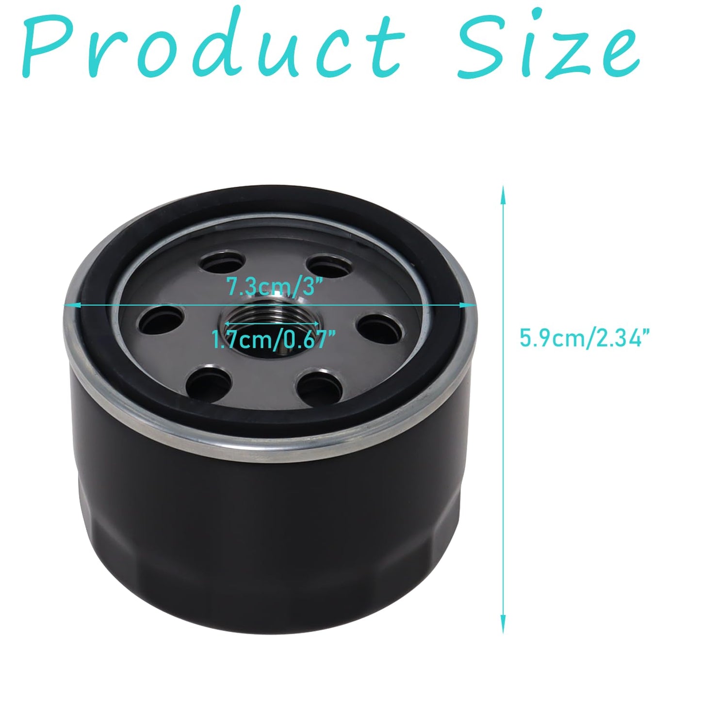 492932S Oil Filter for Briggs & Stratton 492932 491056 AM125424 GY20577 Kawasaki 49065-7007 Bad Boy 063-2004-00 Kohler 28-050-01-S LG492932S Lawn Mower with 691035 Fuel Filter