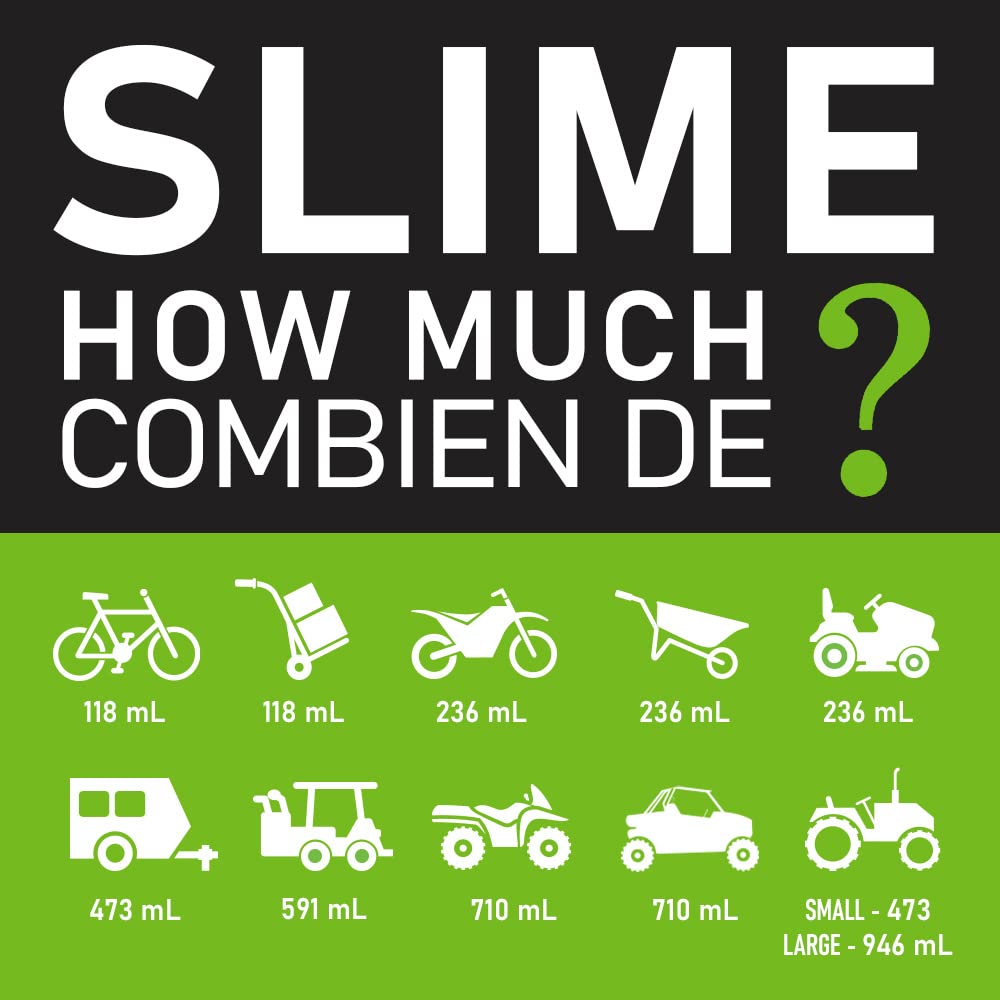 Slime 2-in-1 Tire & Tube Sealant, 946mL
