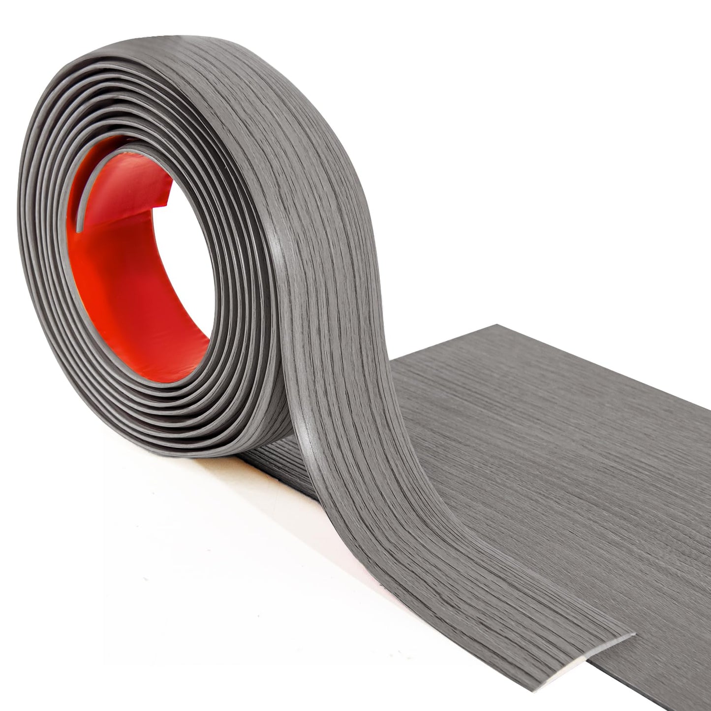 Art3d Self Adhesive Vinyl Floor Transition Strip,Laminate Floor Strip Floor Flat Divider Strip for Joining Floor Gaps,Carpet Threshold Transition,Floor Tiles(10 FT, 1.57in, Gray)