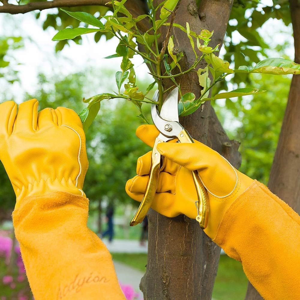 Acdyion Gardening Gloves for Women/Men Rose Pruning Thorn&Cut Proof Garden Glove