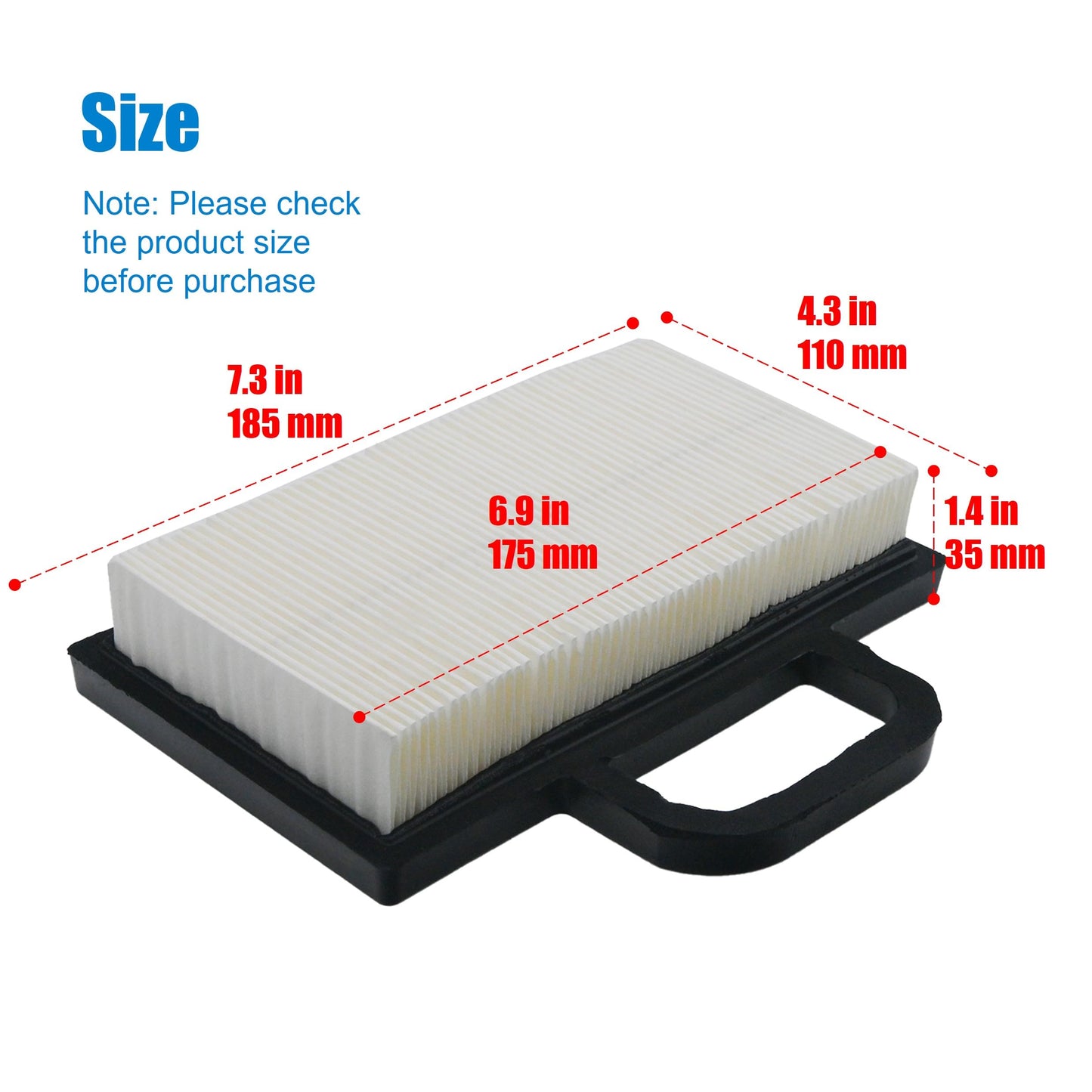 4499486 GY20575 Air Filter 492056 AM119567 Oil Filter Replacement for John Dere L120 L111 LA120 LA130 LA140 LA150;Replacement for Brigs and Straton 401577 405577 Series V-Twin 18-26 HP