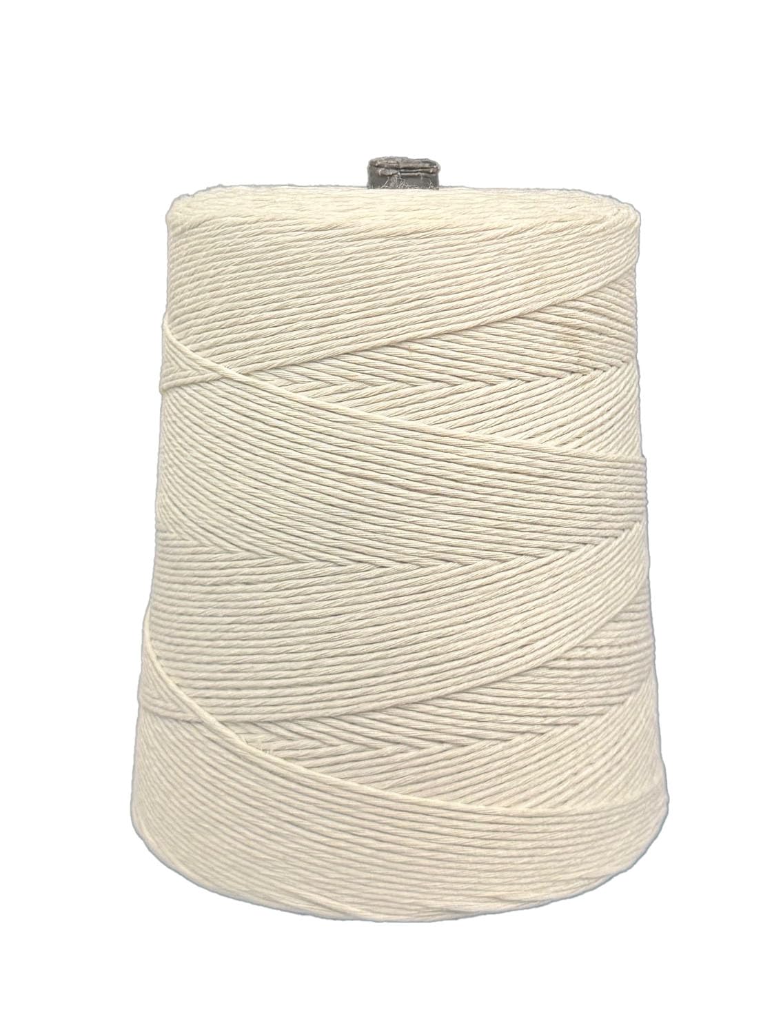 T.W Evans Cordage 16 PLY Cotton Twine 2 lb Cone - 2400 feet, White