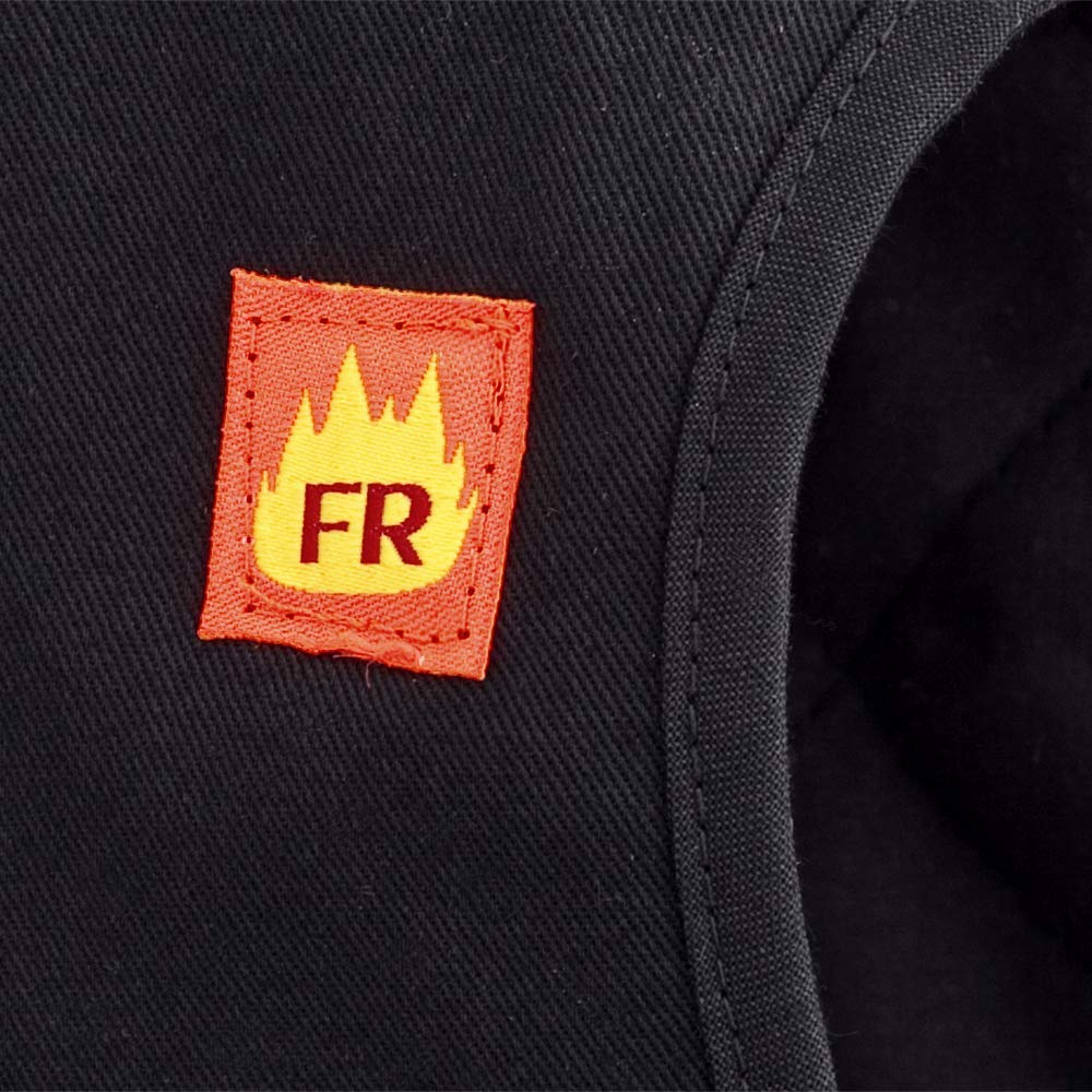 Pioneer Flame Resistant Winter Hard Hat Liner, Heavy-Duty, No Mouthpiece Black Fit All