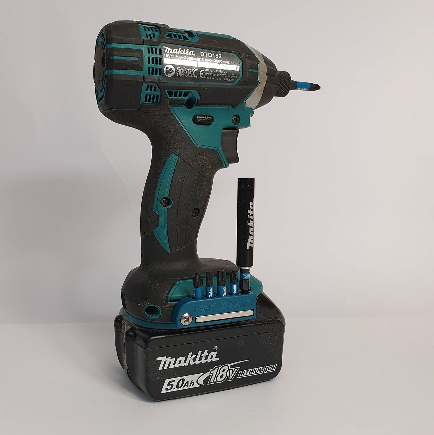 StealthMount Makita Magnetic Drill Bit Holder - 2 Pack Drill Bit Organizer | Makita Bit Holder for Impact Driver | Made in UK