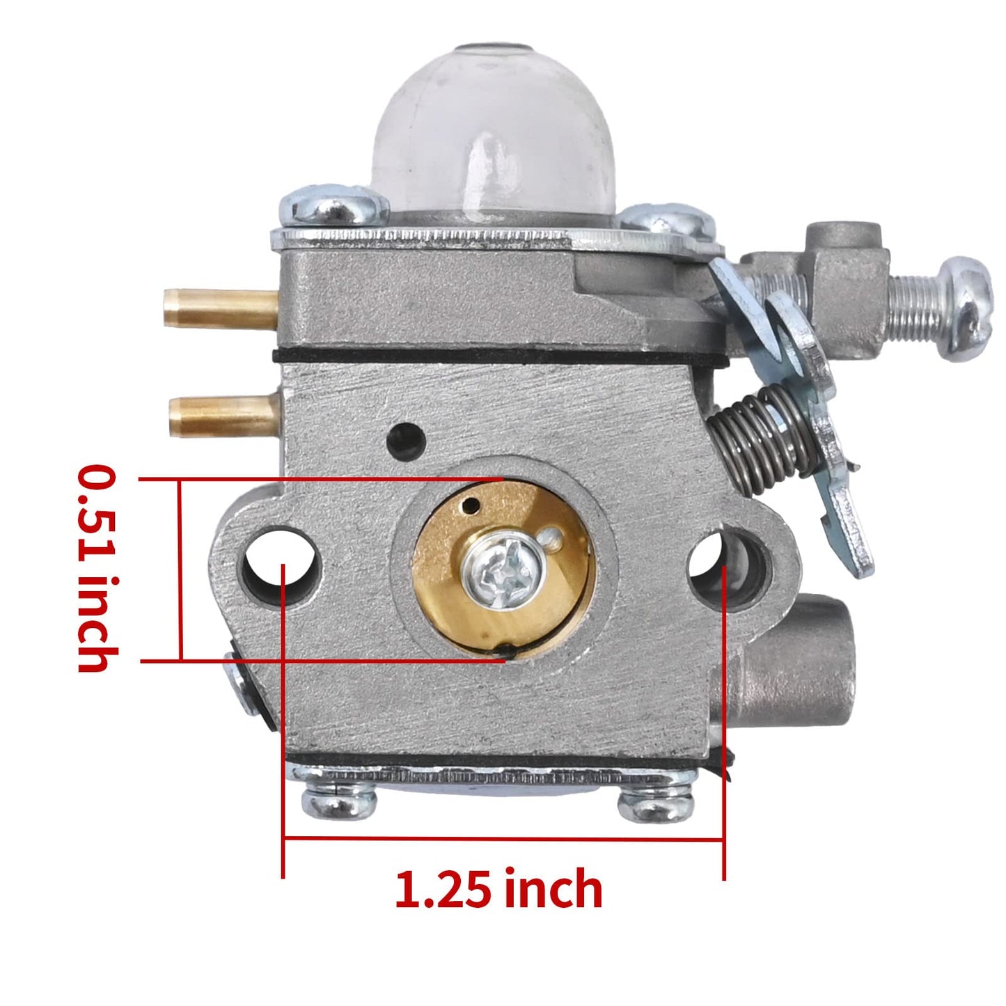 753-06190 Carburetor Replacement Fit for Troy Bilt TB22 TB21EC TB22EC TB32EC TB42EC TB80EC TB2040XP Trimmer Weed Eater Murray M2500 M2510 Brushcutter with Screwdriver Spark Plug Carburetor Kit