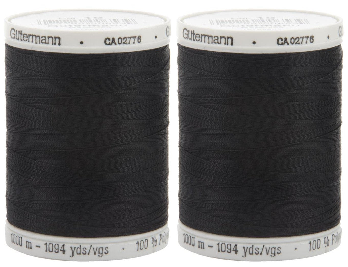 2-Pack - Sew-All Thread 1094 Yards each spool - Black