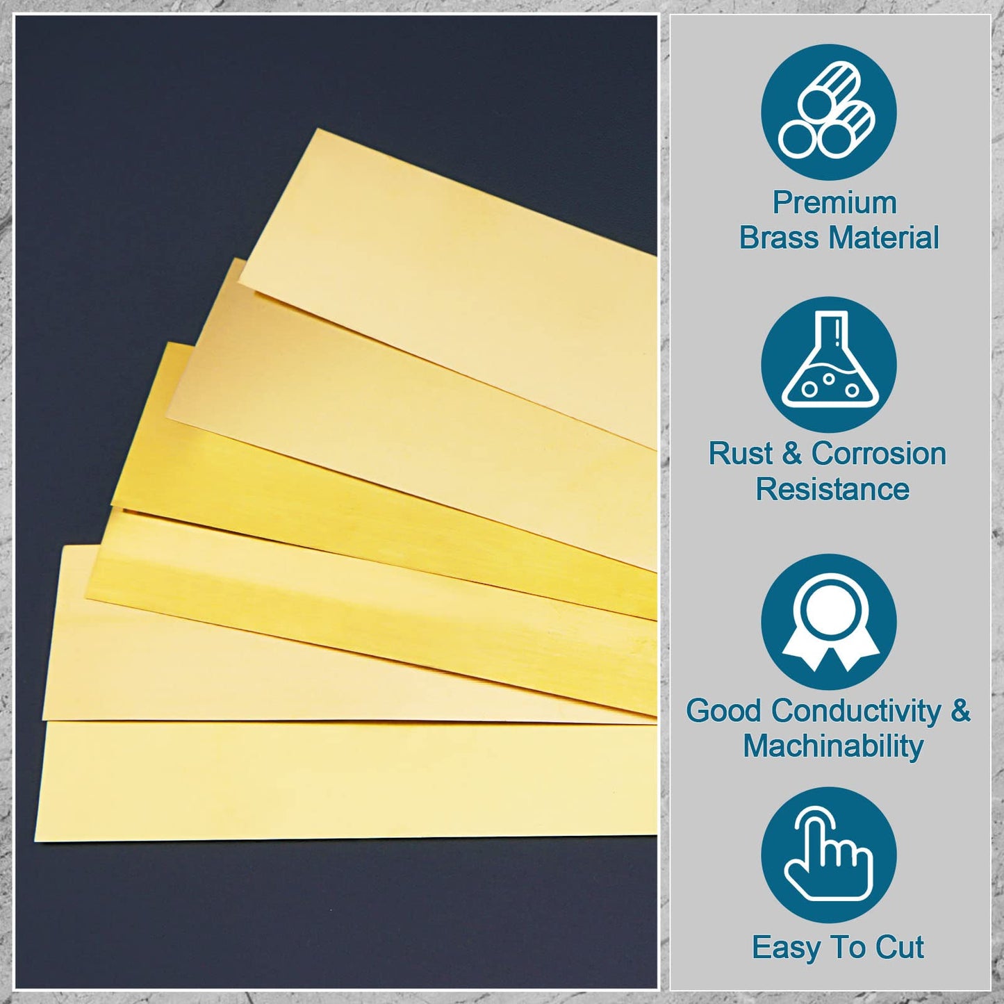 Brass Strip, Brass Shim Stock Assortment (12)