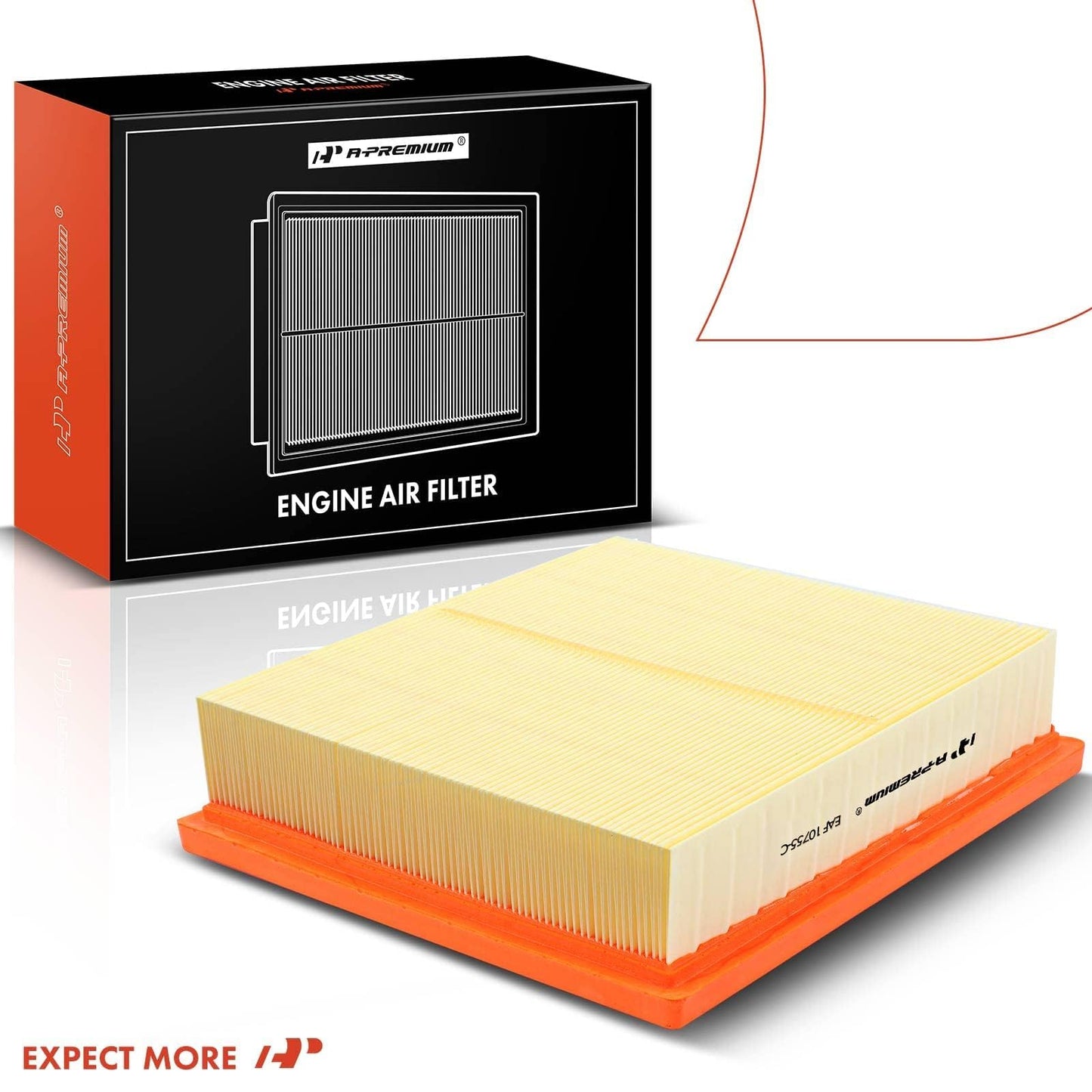 A-Premium Engine Air Filter Compatible with Toyota, Dodge, Jeep & Lexus Models - Camry, Highlander, Avalon, Sienna, Durango, Grand Cherokee, ES350, NX300, RX350 - Replace# 17801-0P050