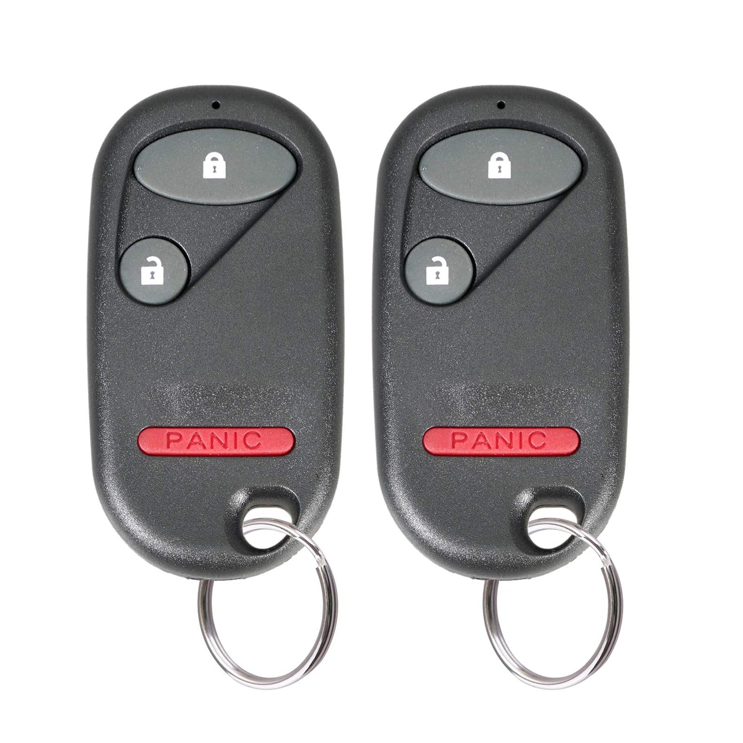 Anxingo Keyless Entry Remote Control Car Key Fob Replacement for Honda Civic EX LX DX 2001-2005, Pilot 2003-2007 NHVWB1U521 NHVWB1U523 (2 Pack)