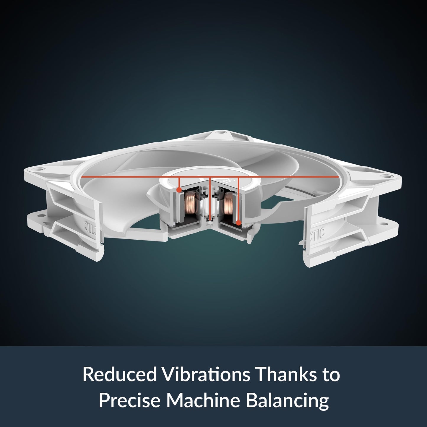 ARCTIC P14 Pro Reverse A-RGB – 140 mm Premium Fan with Reverse Airflow, PWM Fan with Y Cable Splitter, 400-2650 RPM, 0 RPM <5% PWM, 5V Digital RGB, hydrodynamic Bearing, 4-Pin - White