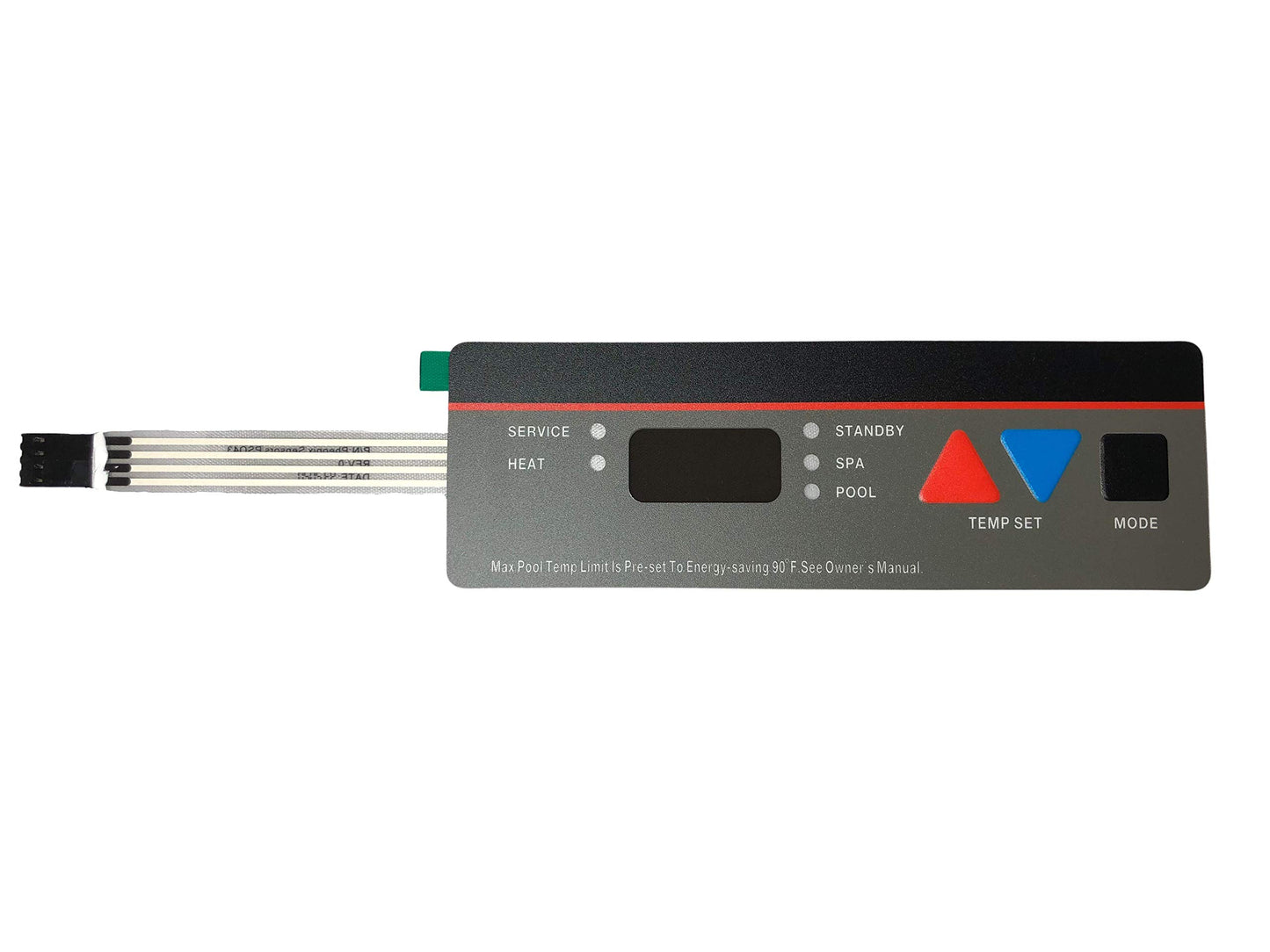Wholesale Sensors Hayward FDXLBKP1930 Keypad Membrane Switch Replacement - 12 Month Warranty - Replacement for Hayward H-Series Low Nox Pool Heaters