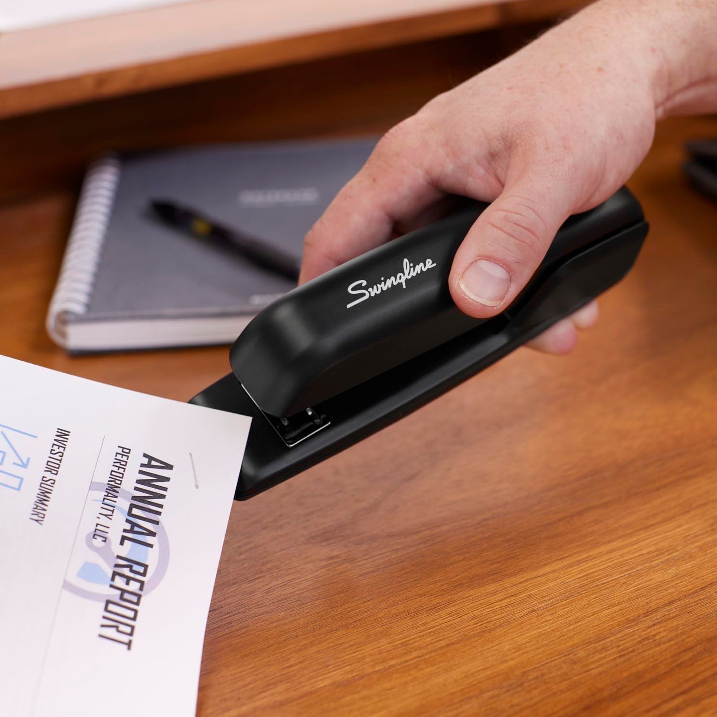 Swingline Stapler, 30 Sheet Capacity, 747 Business Stapler, Jam Free, Metal, Matte Black (S7074742)