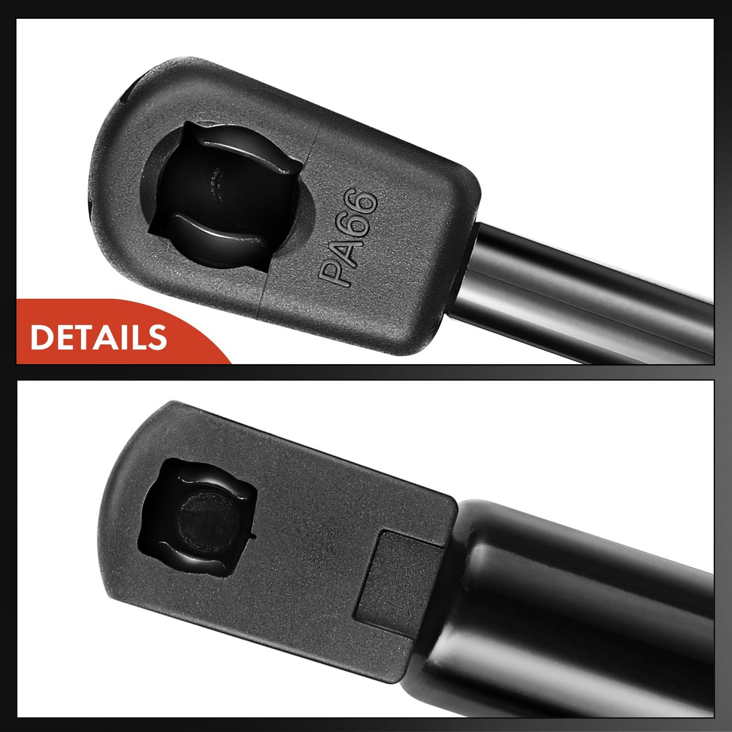 A-Premium Front Hood Lift Supports Shock Struts Gas Spring Damper Compatible with Select Chevrolet Models - Corvette 2005-2013 - Replace# 10399704, 95647(2PC Set)