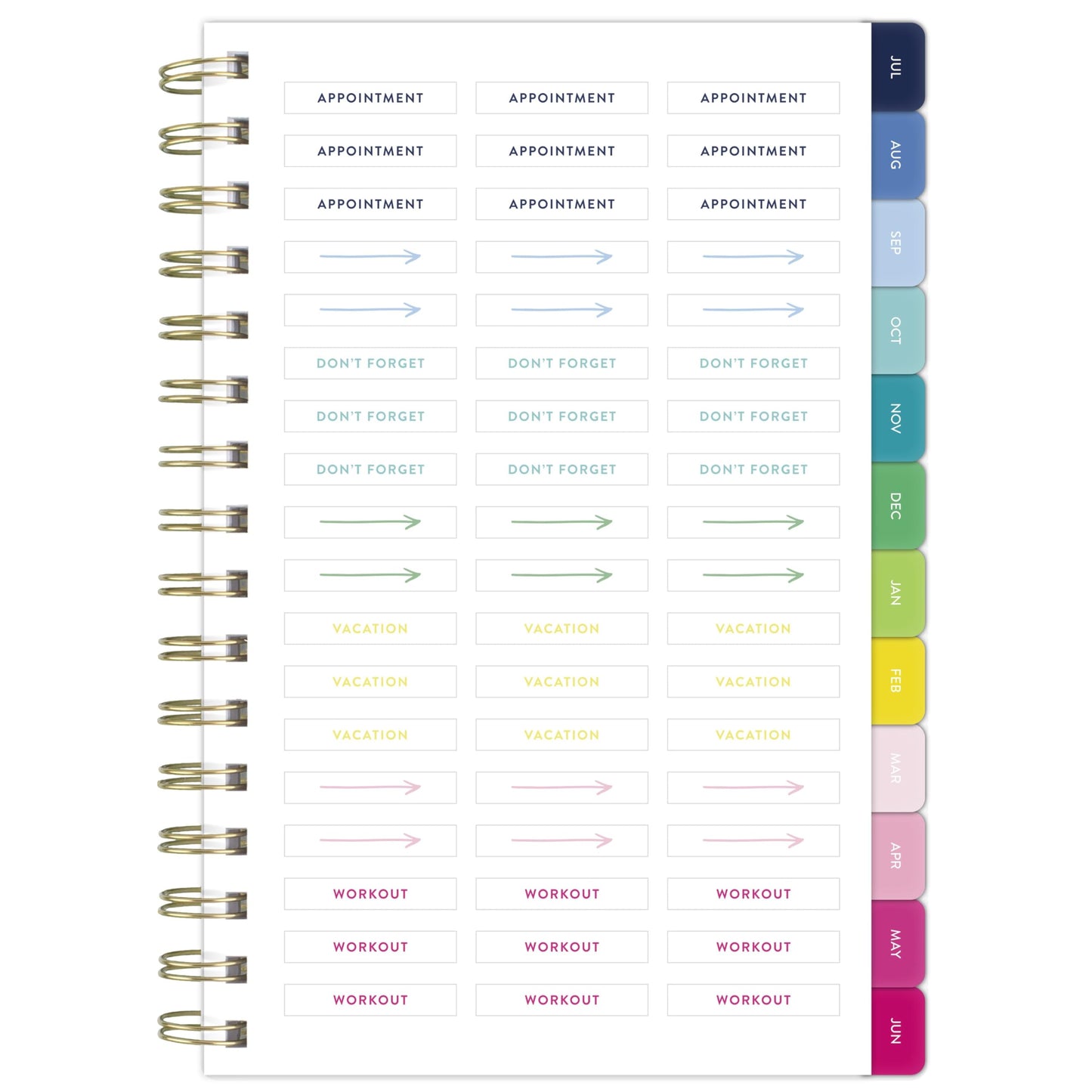 AT-A-GLANCE Planner 2026-2027 Weekly & Monthly Academic 12-Month July-June, 5-1/2" x 8-1/2", Simplified by Emily Ley, Savanna Blooms (EL50-200A)