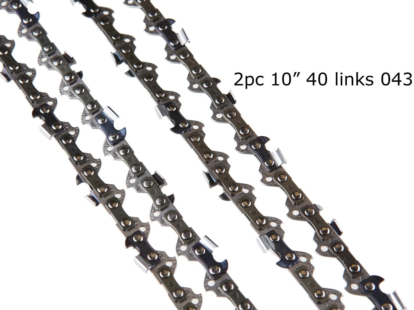 2PC 10-Inch Replacement Chain for Black & Decker LCS1020 20V Max Lithium Ion Chainsaw