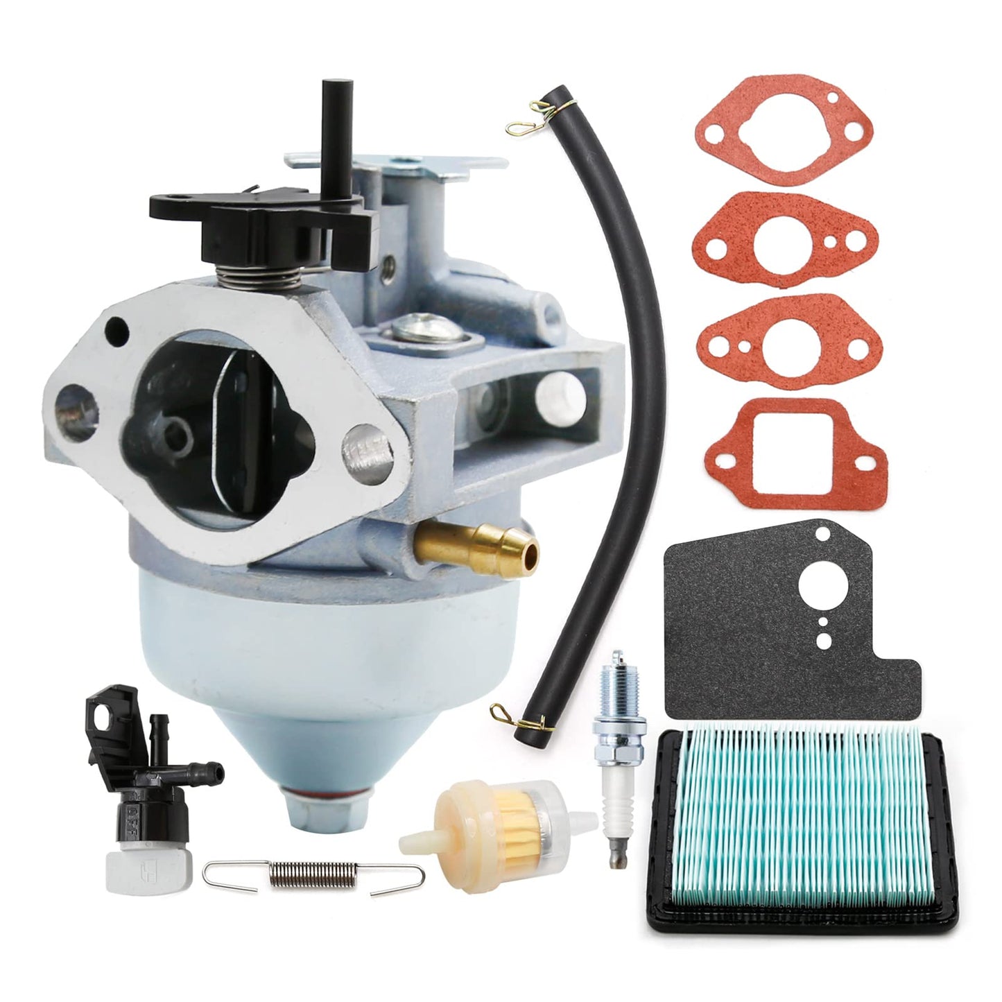 Vkinman GCV190 Carburetor Replacement for Honda GCV190A GCV190LA Engine HRB217 HRX217 HRX217K1 HRX217K2 Lawn Mower 16100-Z0Y-813 16100-Z0Y-853 Carb with Air Filter Tune Up Kit