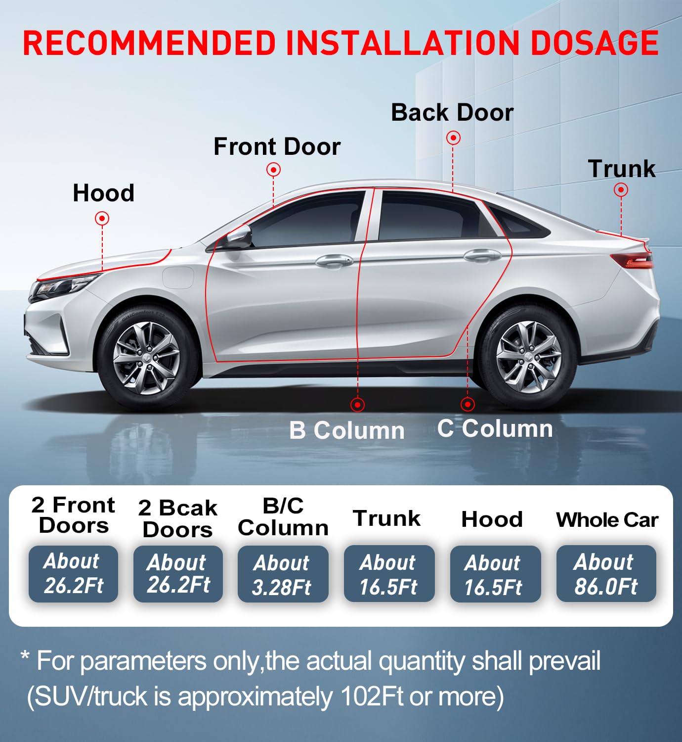CHUANJI Universal Car Door Seal Strip 32.8ft Rubber Automotive Weather Stripping for Soundproofing and Sealing - Fits Car, RV, Hood Cover (32.8 Feet Long)