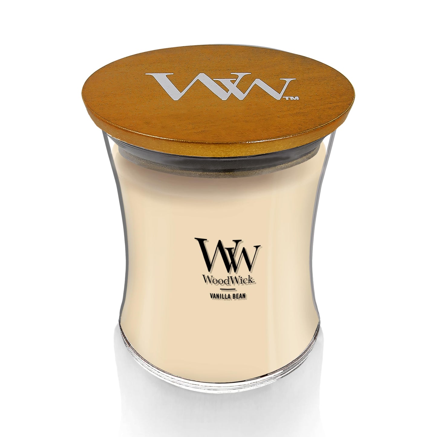 WoodWick Vanilla Bean Candle, Medium